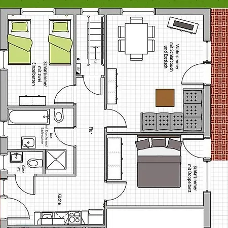 아파트 Muehle Rüde